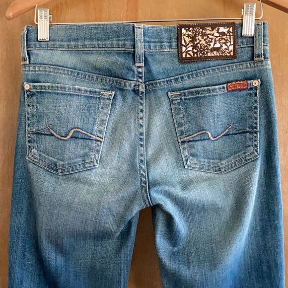 7 for all mankind low waist flair - Picture 4 of 7